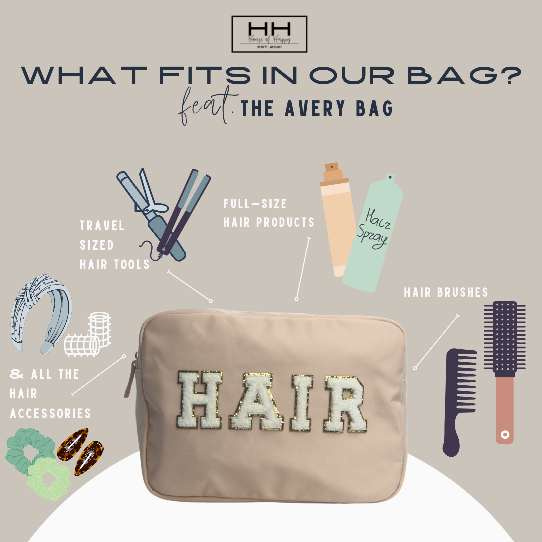 Avery Travel Bag | Hair