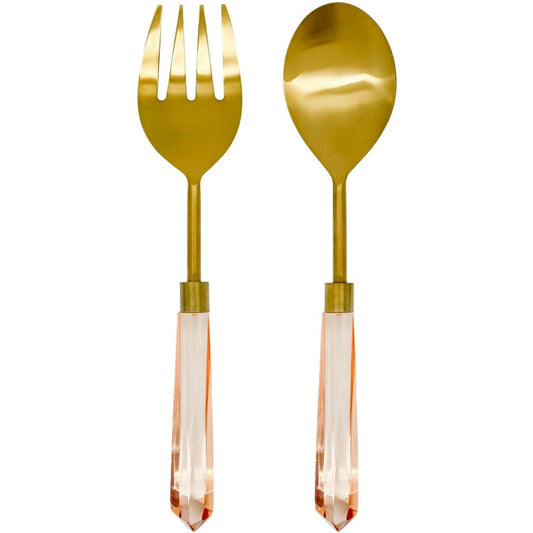 Laura Park Acrylic Serving Set | Blush