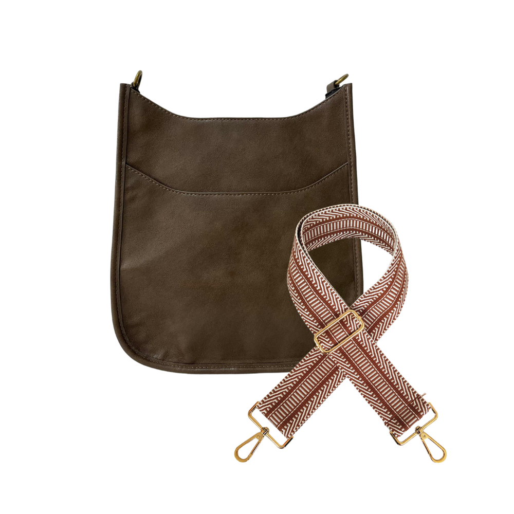 The Amy Everyday Crossbody Bag in Chocolate