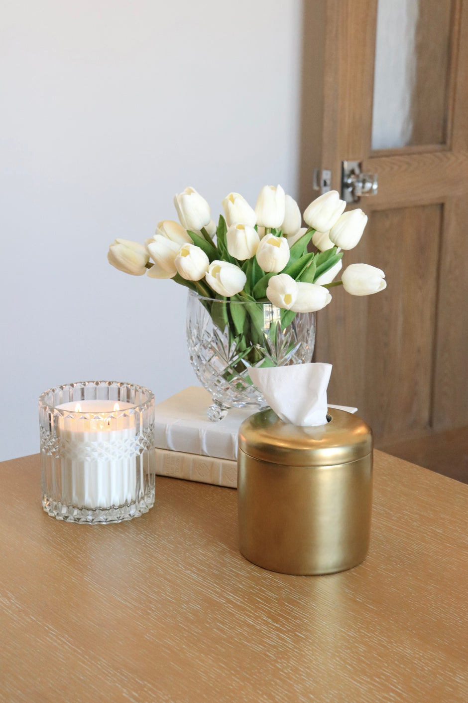 The Coco Tissue Vessel - Matte Gold